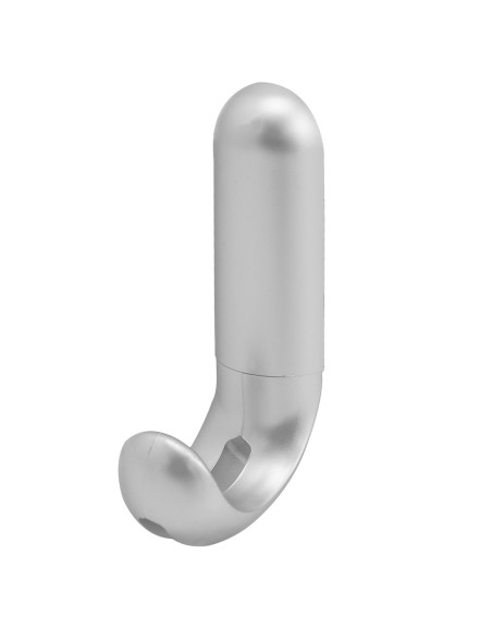 Colgador Adhesivo / Atornillable Plateado Mate