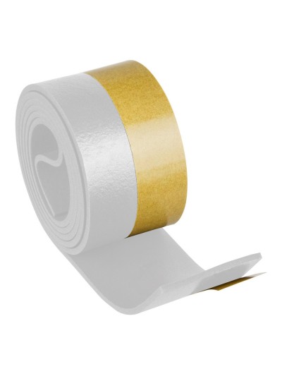 Burlete Umbral Autoadhesivo PVC Flexible Blanco