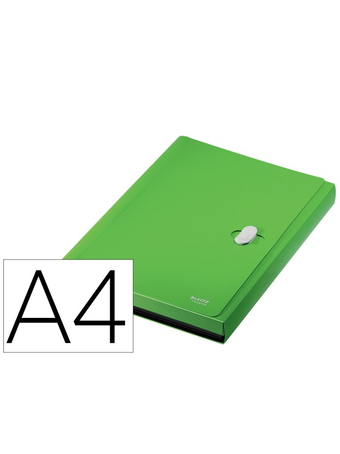 Carpeta leitz recycle clasificador fuelle polipropileno 5+1 compartimentos din a4 verde Carpeta leitz recycle clasificador fuelle polipropileno 5+1 compartimentos din a4 verde