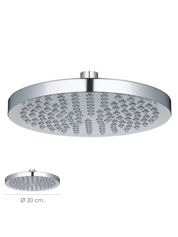 Rociador Ducha Acero Inoxidable Antical Ø 20 cm.