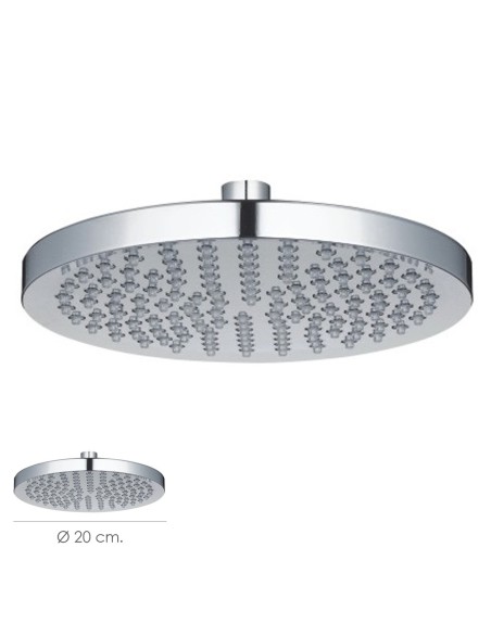 Rociador Ducha Acero Inoxidable Antical Ø 20 cm.