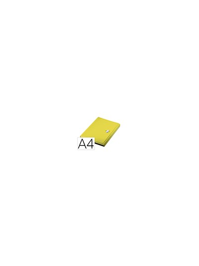 Carpeta leitz recycle clasificador fuelle din a4 polipropileno 5 compartimentoscon bolsillo frontal amarillo