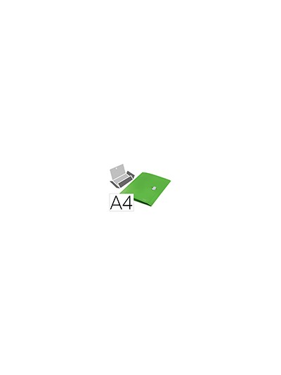 Carpeta leitz recycle gomas tres solapas din a4 polipropileno verde