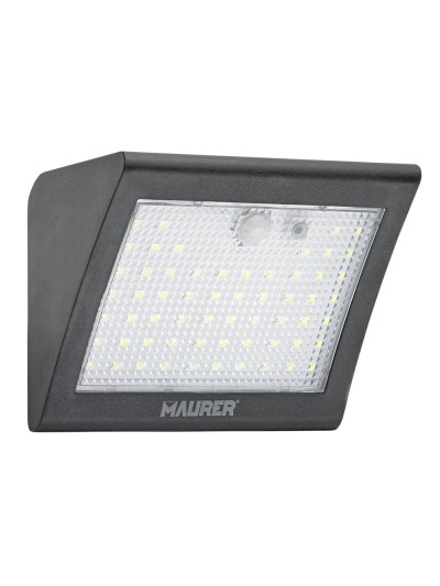 Aplique Solar Led 250 Lumenes Con Sensor De Movimiento y Crepuscular IP65