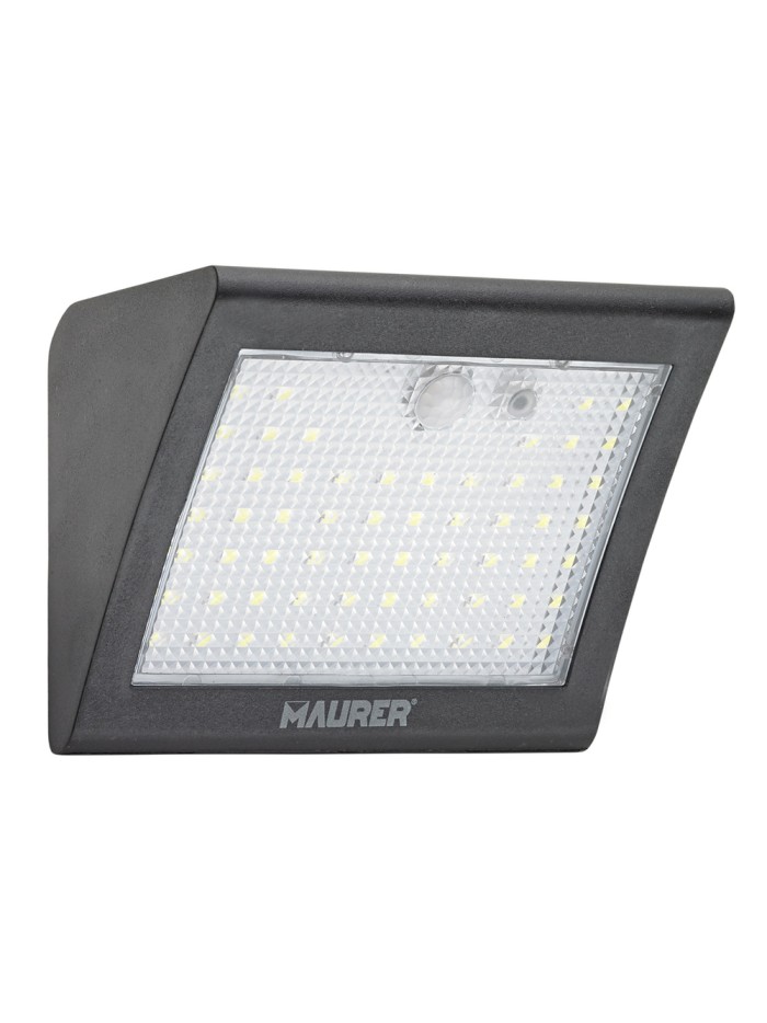 Aplique Solar Led 250 Lumenes Con Sensor De Movimiento y Crepuscular IP65