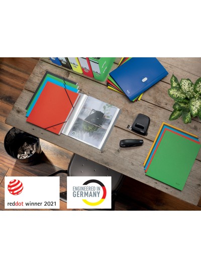 Carpeta leitz recycle gomas din a4 carton reciclable 100% verde