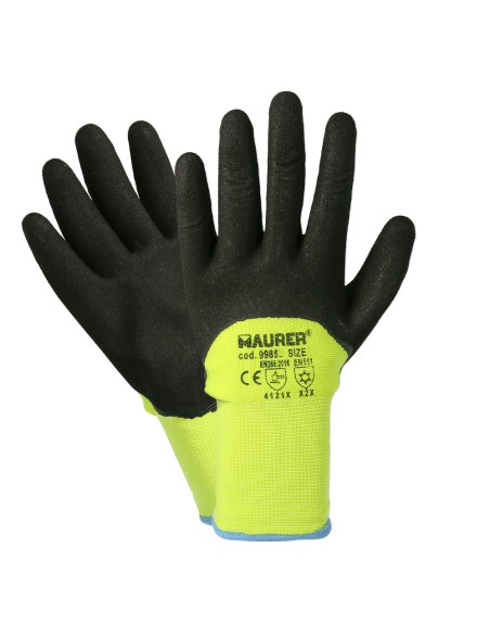Guantes De Invierno Realizado En Poliester Acolchado Con Recubrimiento De FOAM Talla 9" (Par)