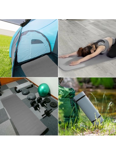 Colchoneta Espuma Camping / Gimnasio / Yoga / Ejercicio 180 x 50 cm.