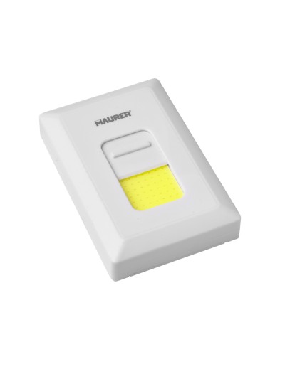 Linterna / Luces Led Para Pared / Armario Tipo Interruptor A pilas (4 AAAA)	400 Lumenes (Fijación Mediante Pegatina o Iman)