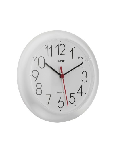 Reloj De Pared Ø 25 cm. Color Blanco