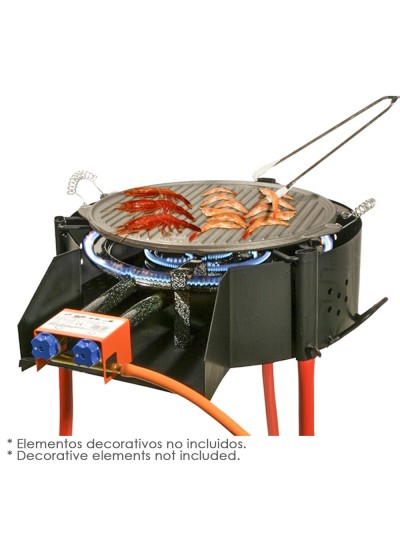 Barbacoa Rustica Multiusos Ø 60 cm. Valida Para Carbon, Leña y Paelleros.