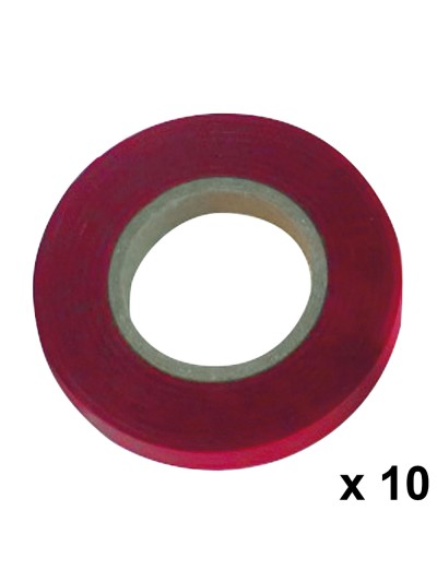 Cinta Para Atadora 11 x 0,15 mm. x 26 metros Rojo (Pack 10 Rollos)