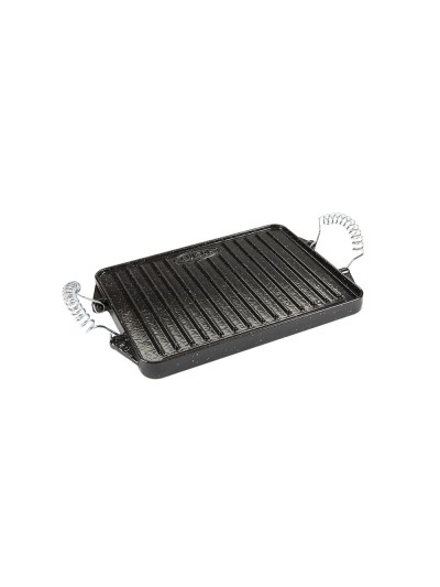 Plancha Hierro Fundido Esmaltada Rectangular 21 x 27 cm.