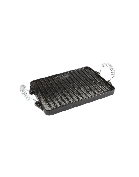 Plancha Hierro Fundido Esmaltada Rectangular 21 x 27 cm.