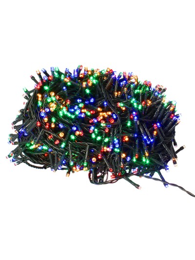 Guirnalda Luces Navidad 1000 Leds Multicolor. Luz Navidad Interiores y Exteriores Ip44