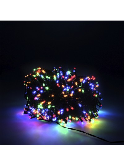 Guirnalda Luces Navidad 500 Leds Multicolor. Luz navidad interiores y exteriores IP44