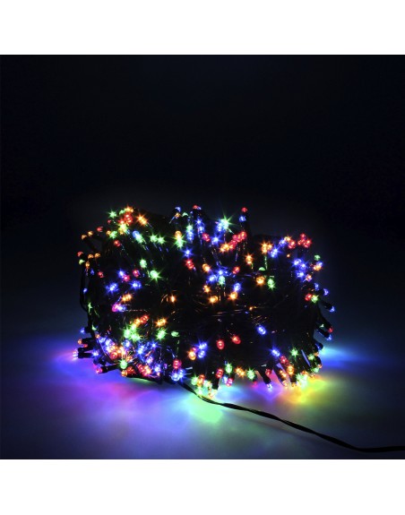 Guirnalda Luces Navidad 500 Leds Multicolor. Luz navidad interiores y exteriores IP44
