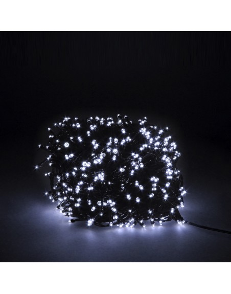 Guirnalda Luces Navidad 500 Leds Color Blanco Frio. Luz Navidad Interiores y Exteriores Ip44