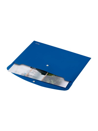 Carpeta leitz recycle portadocumentos broche din a4 polipropileno azul