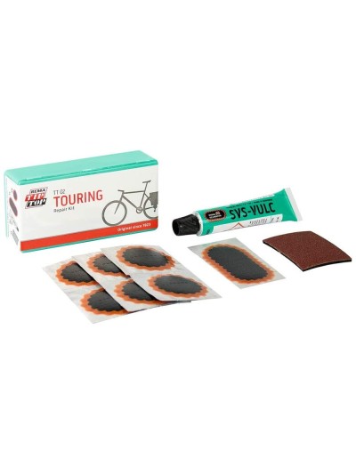 Kit De Parches Para Bici, Kit Completo 7 Parches Con Pegamento y Lija