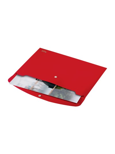 Carpeta leitz recycle portadocumentos broche din a4 polipropileno rojo