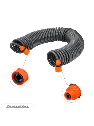 Conector Manguera Tubo Autoenroscable 10x12 mm.