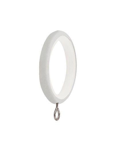 Anilla Zirconio Para Barras Ø 20 mm. Sin Silenciador Acabado Blanco (Blister 10 unidades)
