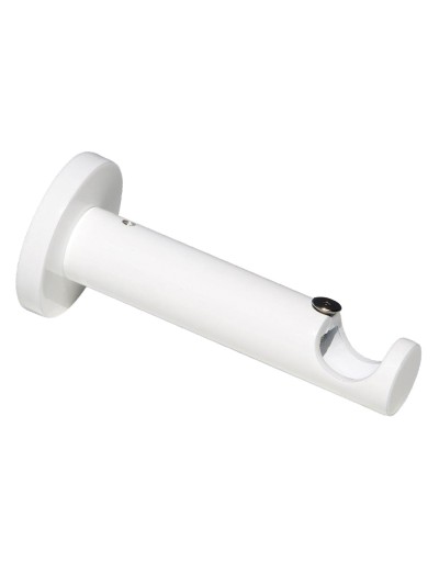 Soporte Zirconio Central Para Barras Ø 20 mm. Acabado Blanco