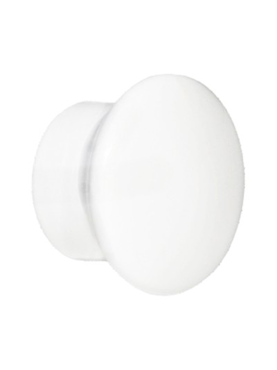 Terminal Zirconio Para Barras Ø 20 mm. Tapon Blanco (Pack 2 unidades)