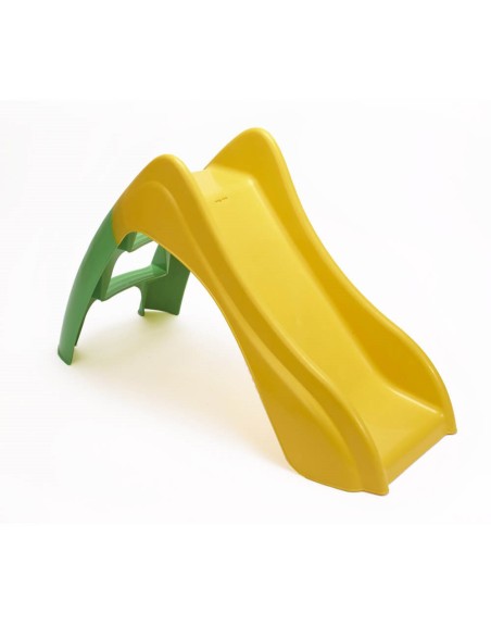 Tobogan Resina Tuki Amarillo y Verde 120x56x75 (Alt.) cm.