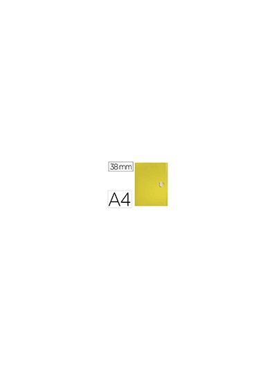 Carpeta de proyectos leitz recycle din a4 polipropileno lomo 38 mm amarillo