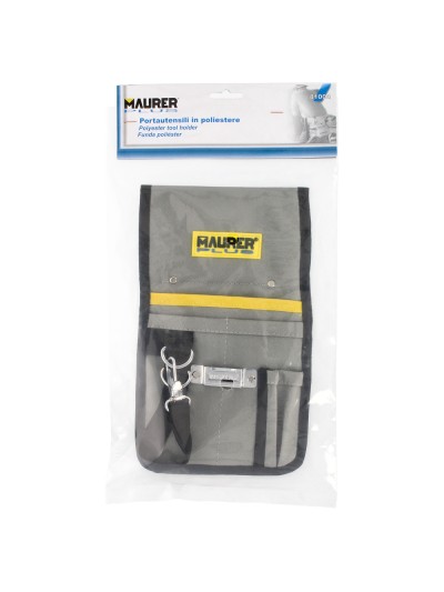 Funda Bolsa Porta Herramientas Para Cinturon Con 7 Bolsillos y Mosqueton Portaherramientas Electricista Multibolsillos Poliester