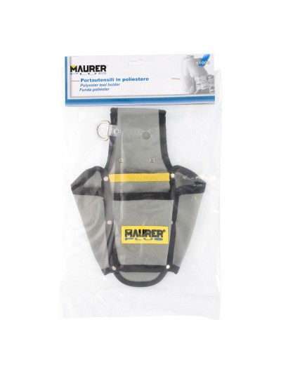 Funda Bolsa Porta Herramientas Para Cinturon Con 4 Bolsillos. Portaherramientas Electricista Multibolsillos Poliester