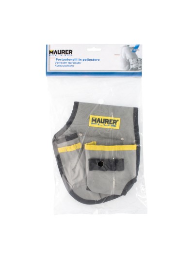 Funda Bolsa Porta Herramientas Para Cinturon Con 3 Bolsillos y 4 Elasticos. Portaherramientas Electricista Multibolsillos