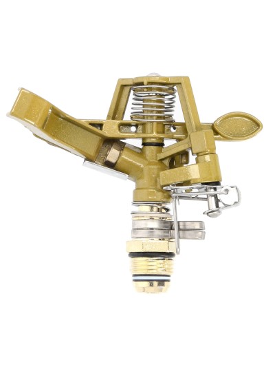 Aspersor Riego Regulable Metalico Sectorial Toma 1/2" Fabricado En Zinc, Riego De Jardines / Cesped