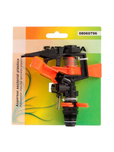Aspersor Riego Regulable Sectorial Plastico  Toma 1/2" Fabricado En plastico, Riego De Jardines / Cesped