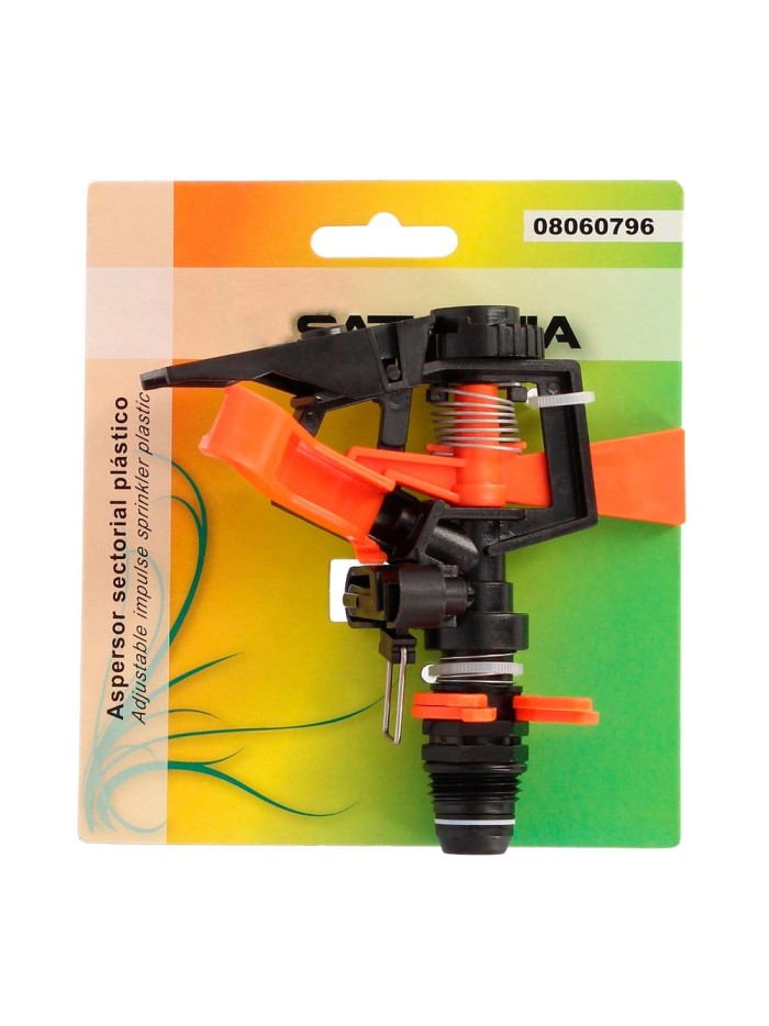 Aspersor Riego Regulable Sectorial Plastico  Toma 1/2" Fabricado En plastico, Riego De Jardines / Cesped