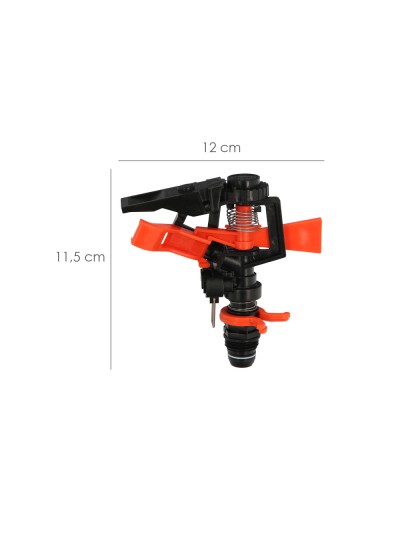 Aspersor Riego Regulable Sectorial Plastico  Toma 1/2" Fabricado En plastico, Riego De Jardines / Cesped