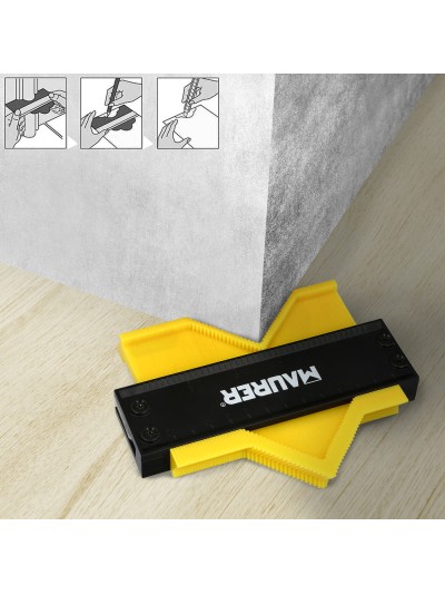 Medidor De Contornos 100x125 mm. Con Bloqueo. Medidor De Perfiles, Medidor Formas, Duplicador Perfiles, Preciso,Dureza Ajustable