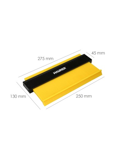 Medidor De Contornos 130x250 mm. Con Bloqueo. Medidor De Perfiles, Medidor Formas, Duplicador Perfiles, Preciso,Dureza Ajustable
