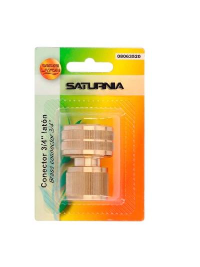 Conector Manguera Laton  3/4" Hembra, Adaptador Grifo, Conector Grifo A Conector Rapido