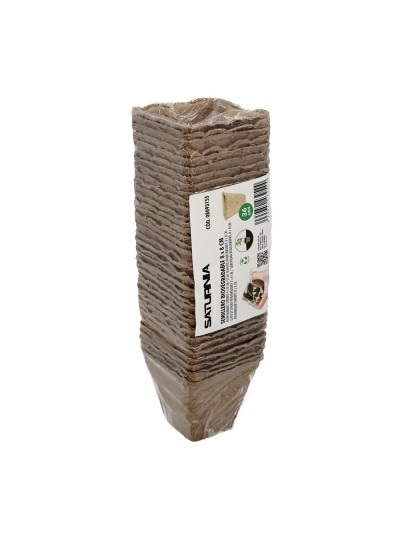 Semilleros Biodegradables8x8 cm. Pack 36 Semilleros Para Siembra / Germinacion De Plantas