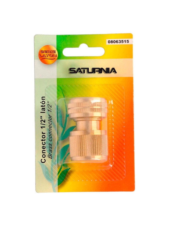 Conector Manguera Laton  1/2" Hembra, Adaptador Grifo, Conector Grifo A Conector Rapido