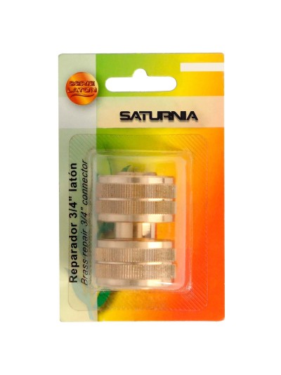 Reparador Laton Para Mangueras 3/4". Blister 1 pieza