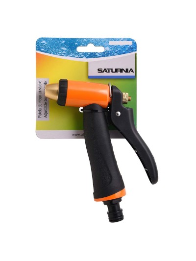 Pistola Riego Manguera Metal Soft-Touch Regulable