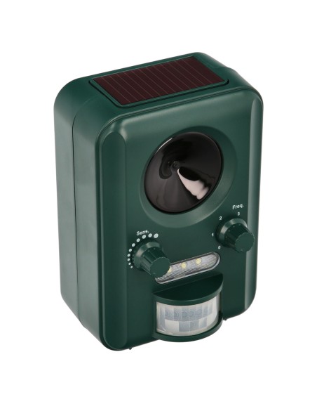 Ahuyentador Ultrasonidos Animales Funcionamiento Solar / Usb. Ahuyenta Roedores, Ratones, Gatos, Perros, Aves, Pajaros, Etc