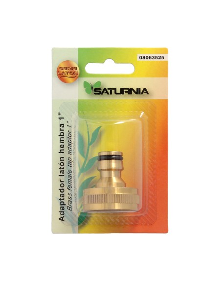Adaptador Manguera Laton 1" hembra