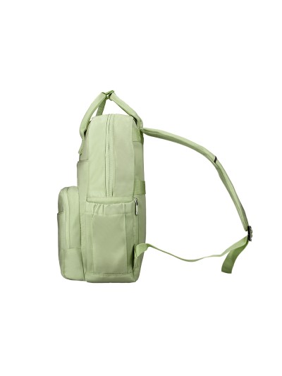 Mochila antartik diseño casual con asa multibolsillo color verde matcha 410x120x290 mm