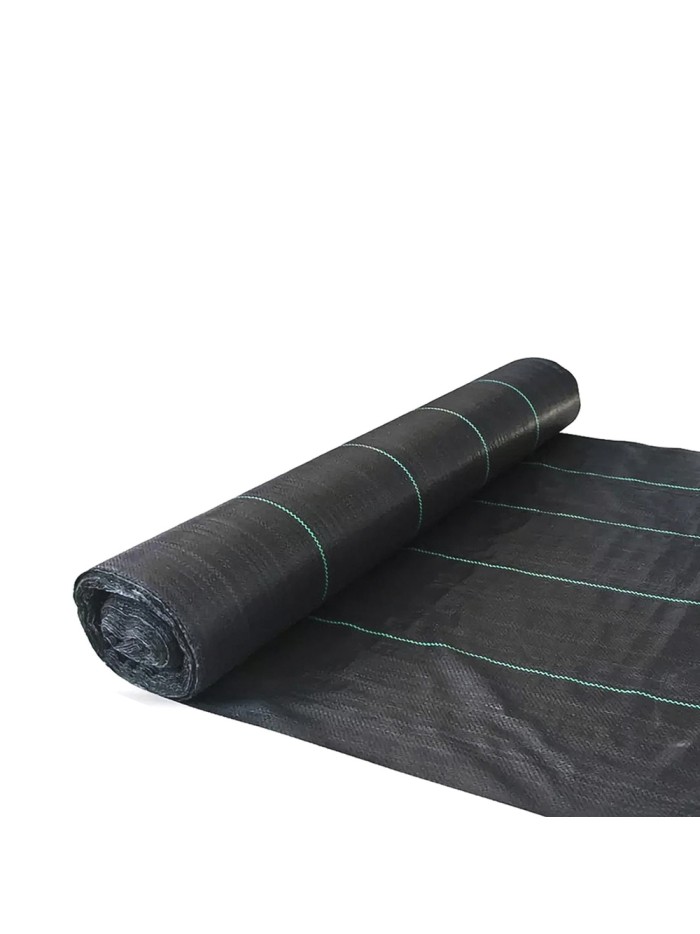 Malla Antihierbas (Rollo 1,55x100 Metros) Malla Anti Maleza, Malla Geotextil Jardin, Tela Anti Hierbas Jardin