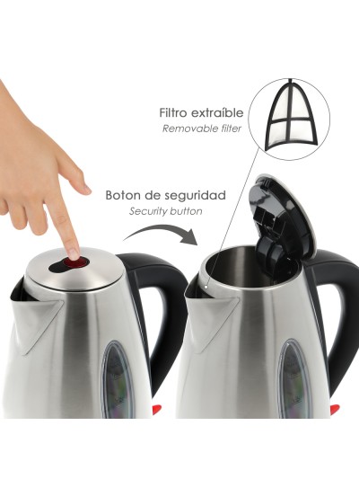 Hervidor De Agua 1,7 Litros. 2200 W.